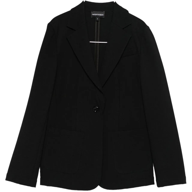 Emporio Armani Übergangsjacke Jackets Black schwarz