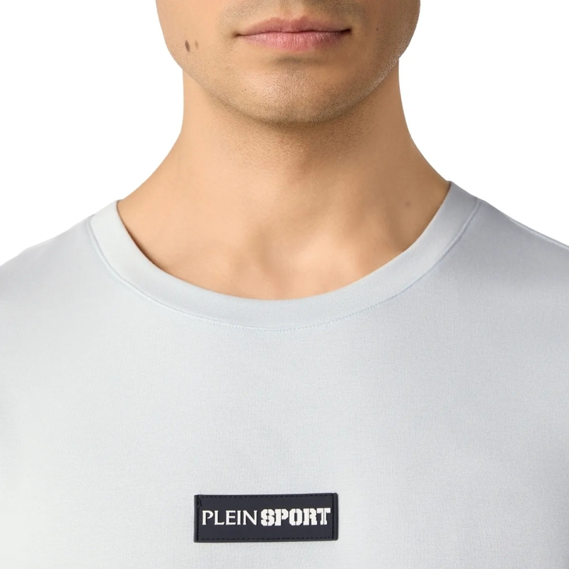 Plein Sport Top Slub Cotton Tanktop hell-blau(Image 5)