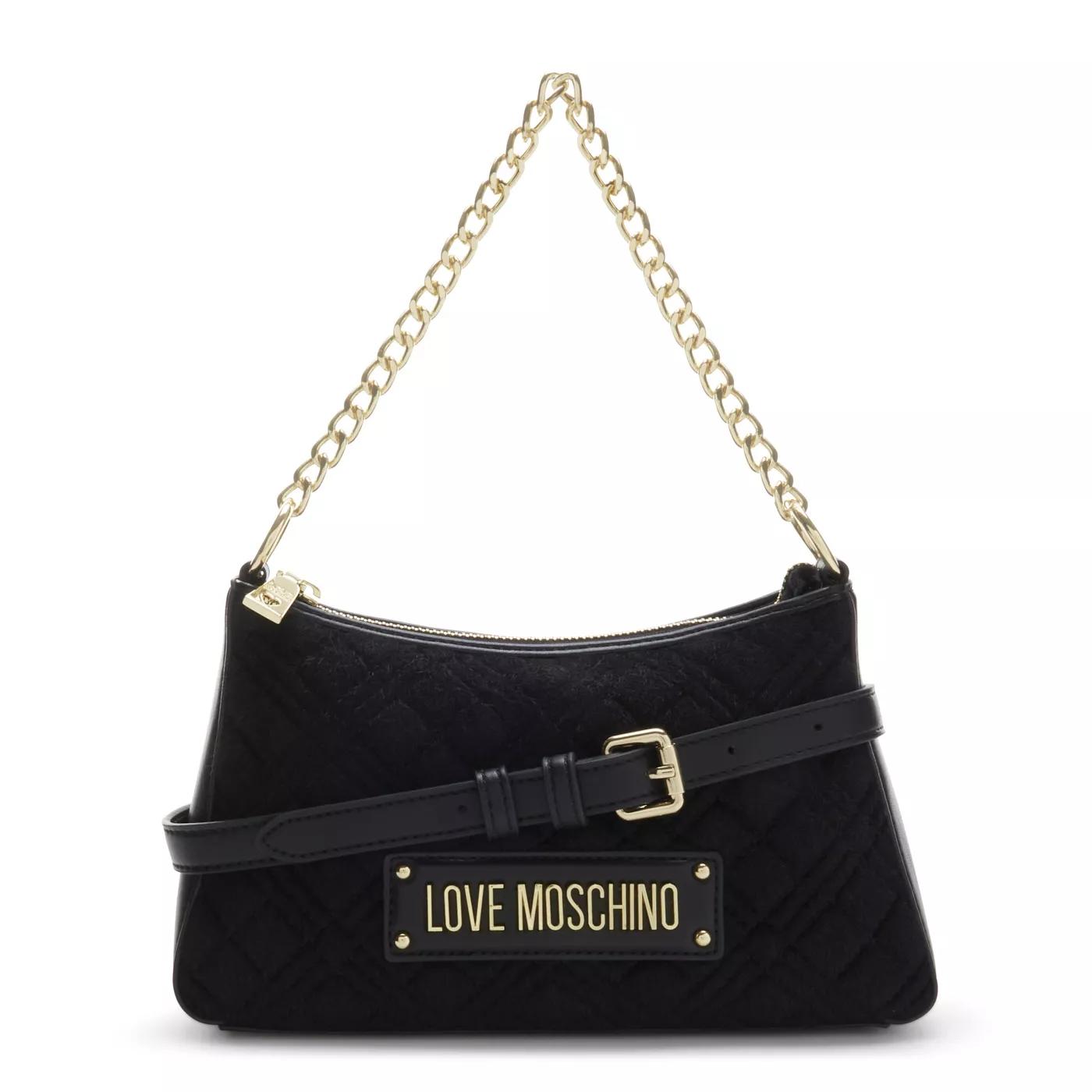 Love Moschino Crossbody Bags - Love Moschino damen Umhängetasche Schwarz JC4135PP - Gr. unisize - in Schwarz - für Damen