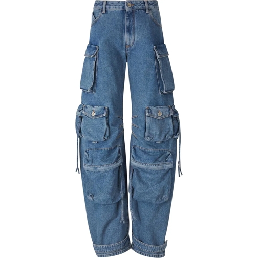 The Attico Jeans mit geradem Bein Fern Cargo Jeans mehrfarbig