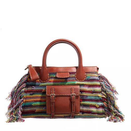 Chloé Edith Medium Shoulder Bag Multicolor Rymlig shoppingväska