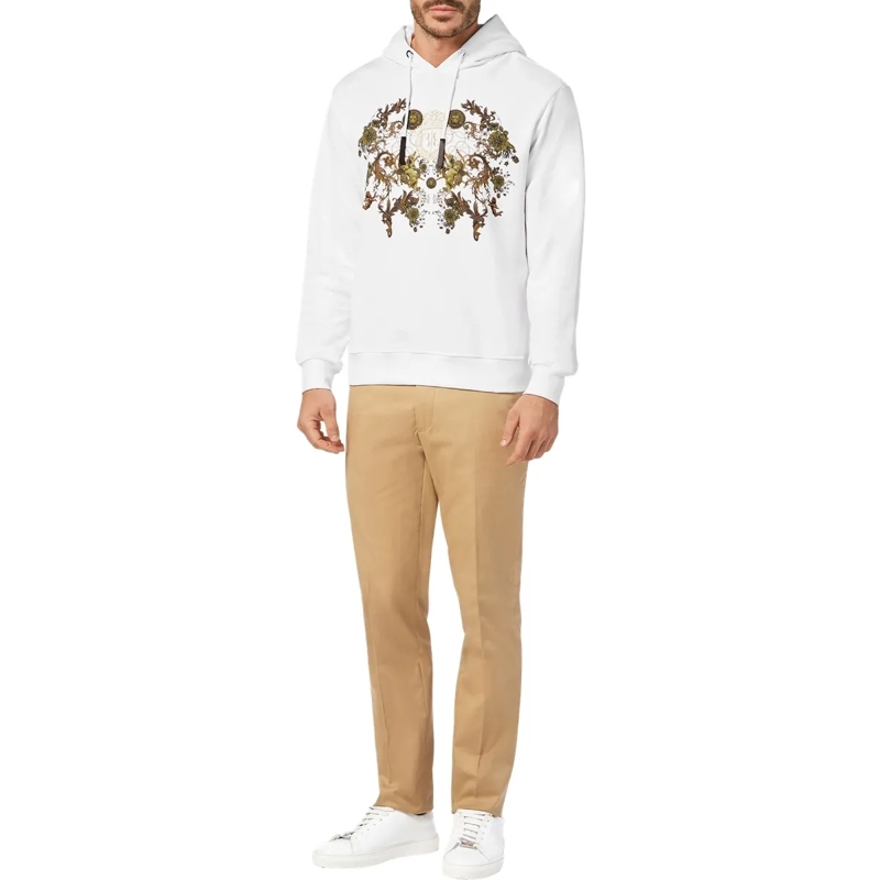 BILLIONAIRE Top Hoodie Crest weiss(Image 3)