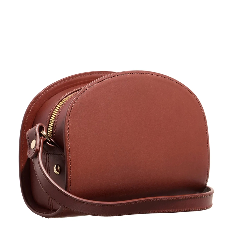 A.P.C. Crossbody Bag Sac Demi-Lune Mini Hazelnut(Image 3)