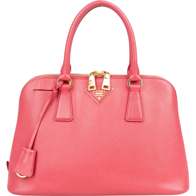 Prada Tote Prada Pink Saffiano Leather Promenade Handbag mehrfarbig