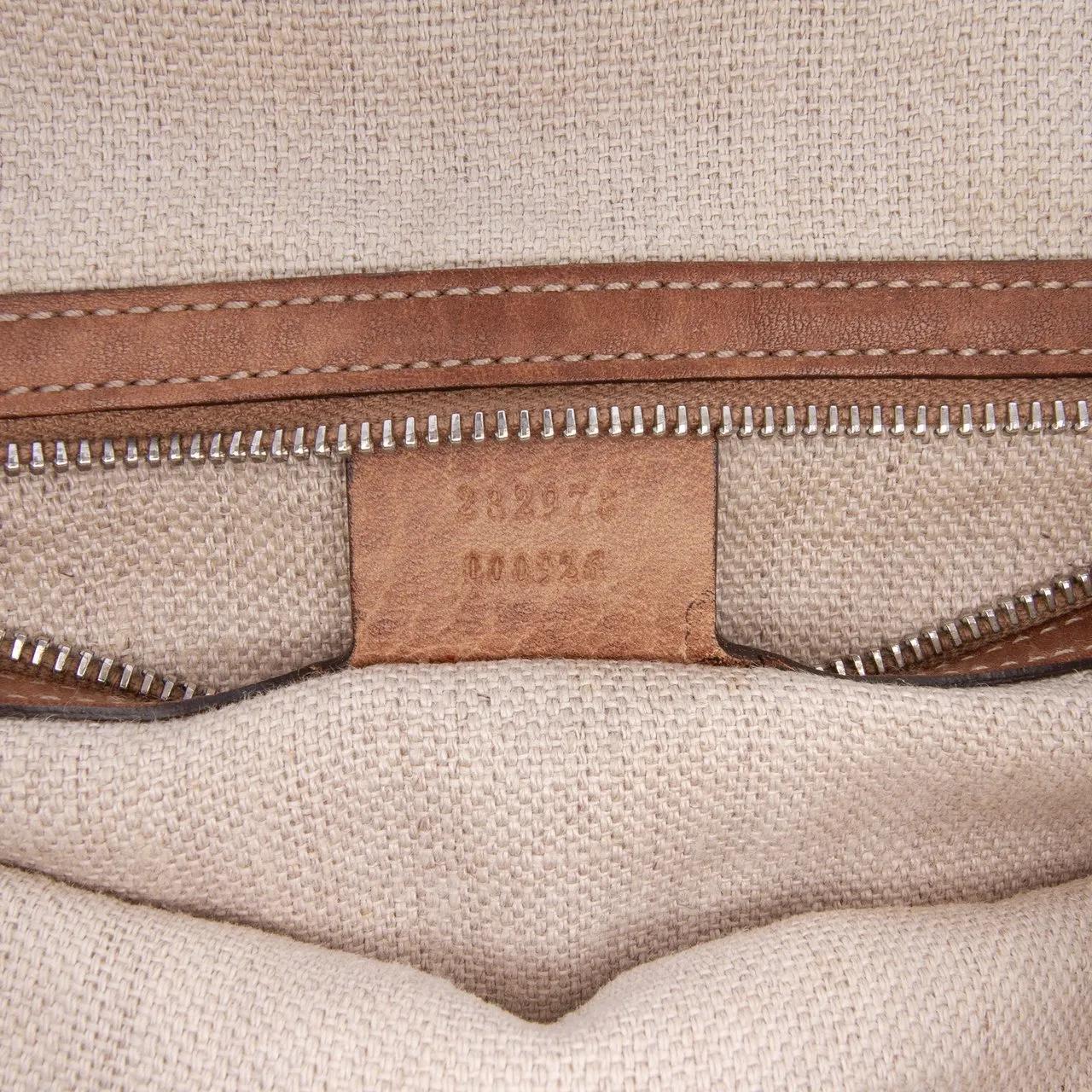 Thumbnail - Gucci Shopper - GG Straw Libeccio Sunset Tote - Gr. unisize - in Braun - für Damen