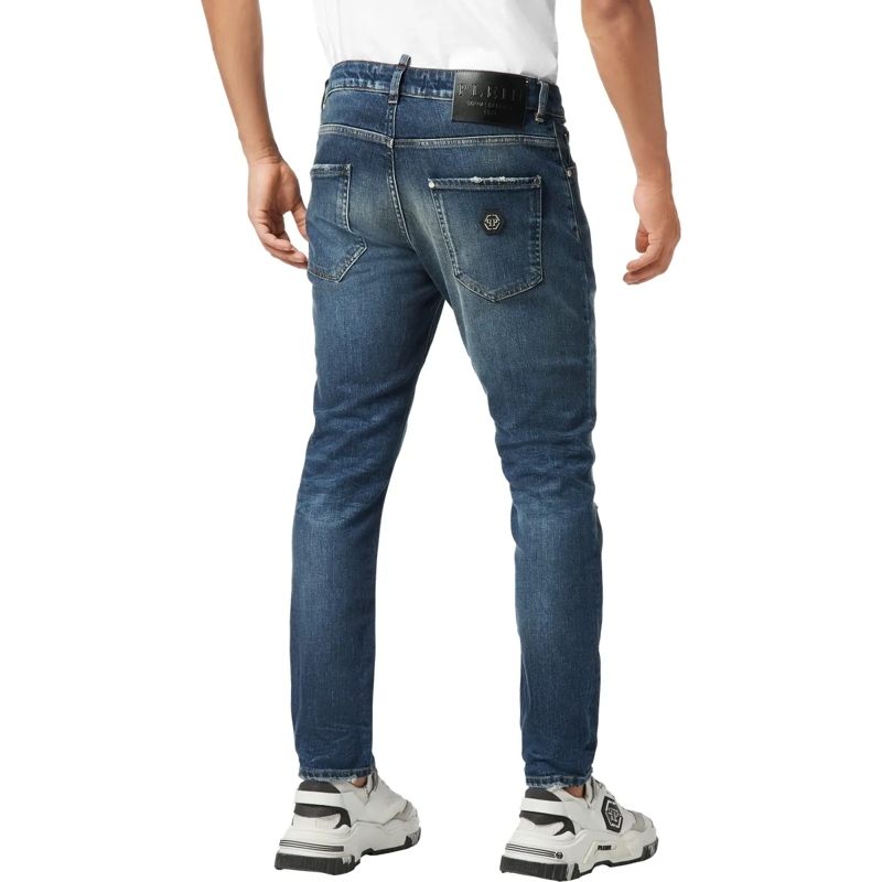 Philipp Plein Skinny-Leg-Jeans Skinny Essential jeansblau(Image 2)