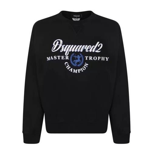 Dsquared2 Black Logo Print Sweatshirt Black 