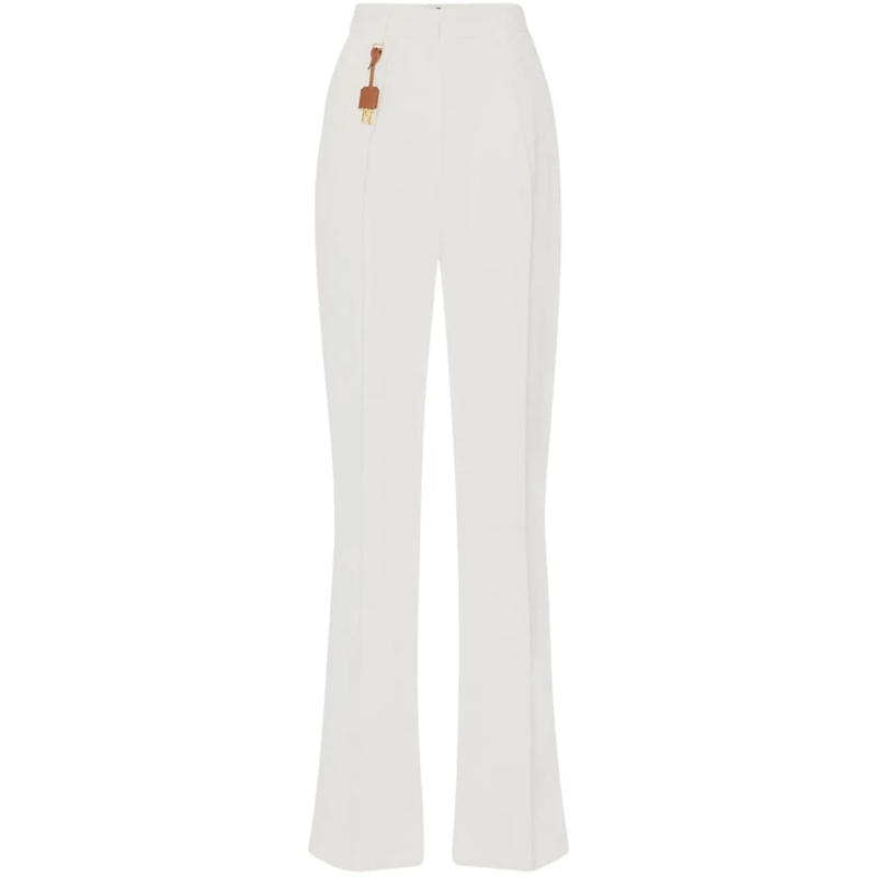 Elisabetta Franchi  Trousers Cyan mehrfarbig