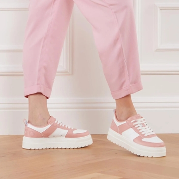 HUGO Lyssa_tenn_pubsk Trainers in White | UK