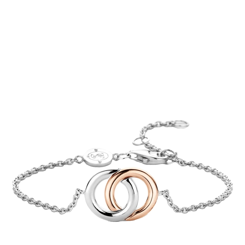 Ti Sento Armband 925er Sterlingsilber The Infinity Rings kombi