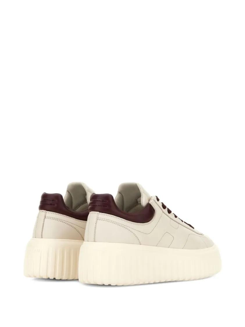 Thumbnail - Hogan Low-Top Sneaker - Platform Sneakers With Round Toe - Gr. 36,5 (EU) - in Beige - für Damen