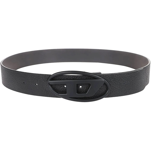 Diesel Gürtel Oval D Logo B-1dr Reversible Ii Belt Black schwarz