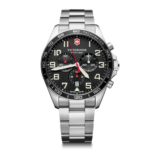 Victorinox Montre numérique FieldForce Uhr Silber