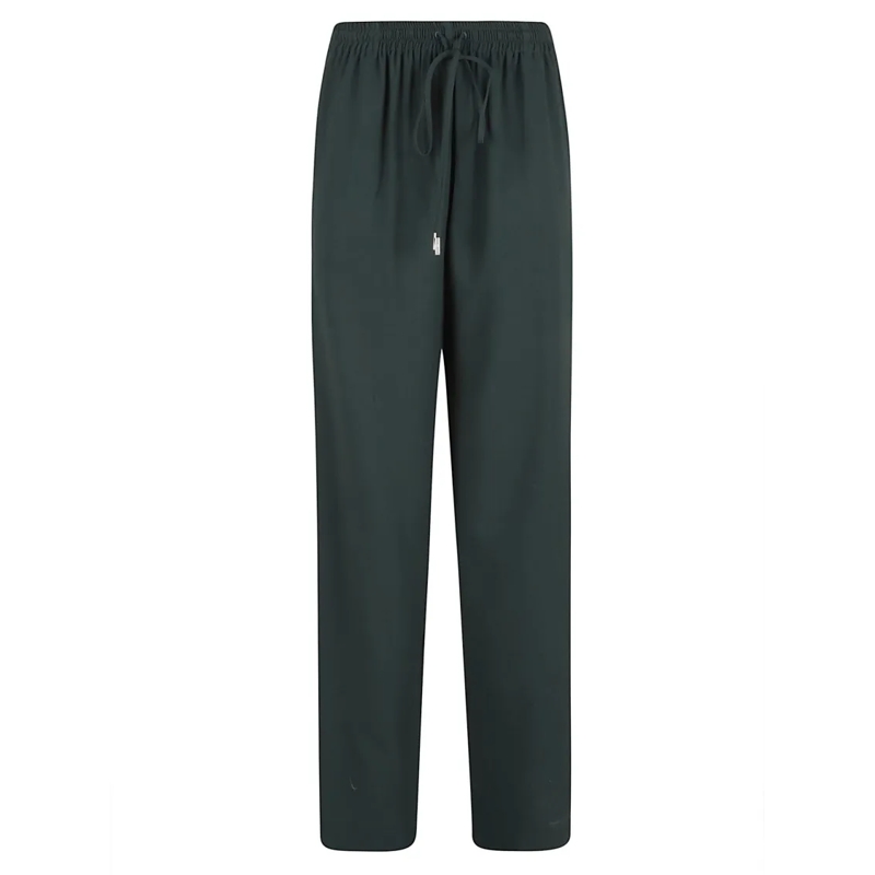 Ermanno Scervino  Relaxed Fit Straight Leg Trousers Black
