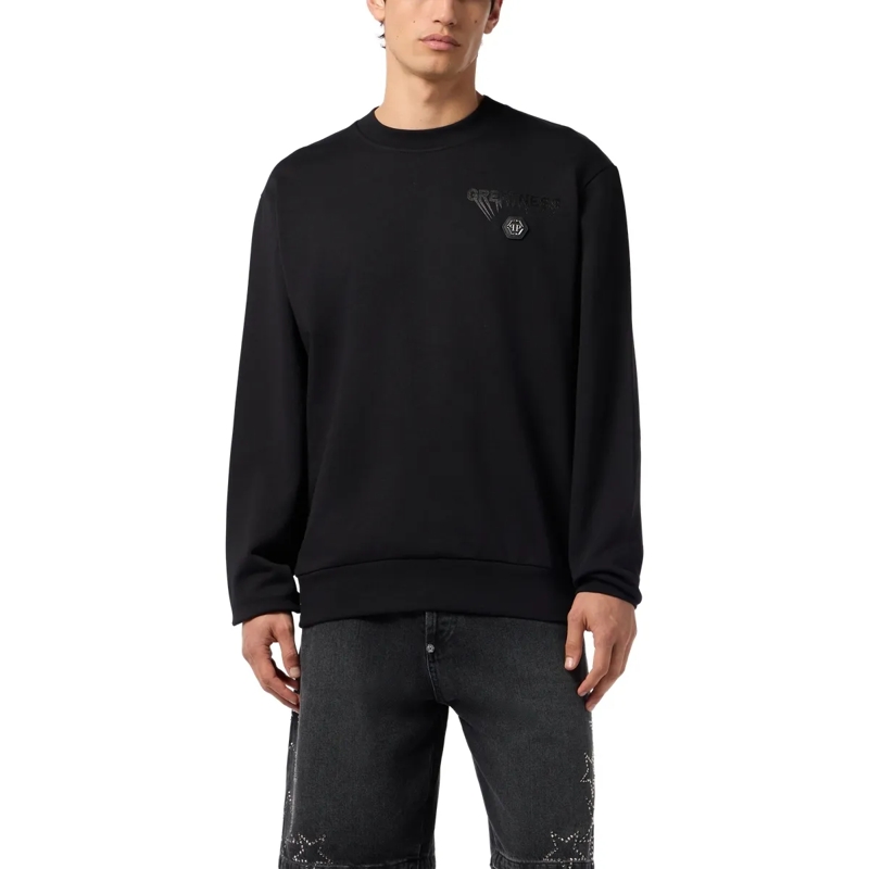 Philipp Plein Top Sweatshirt Ls Greatness schwarz(Image 3)