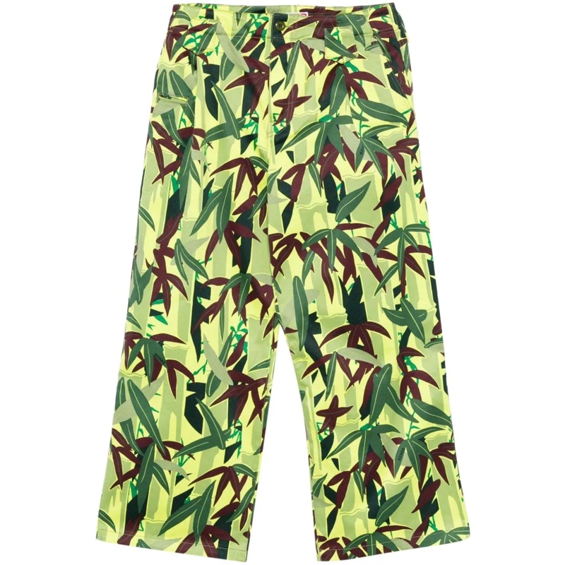 Kenzo Jeans mit geradem Bein Trousers Vanilla weiß