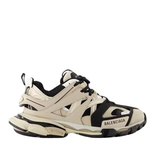 Balenciaga Track Sneakers - Synthetic - Beige/Black Neutrals låg sneaker