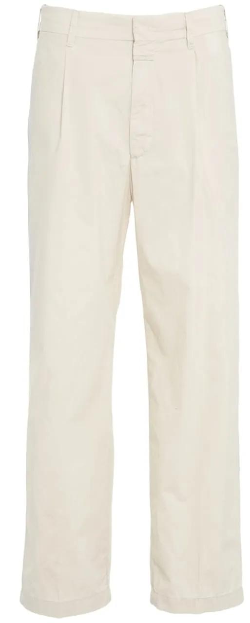 Thumbnail - Closed - Pants 'Blomberg Wide' - Größe 30 - beige