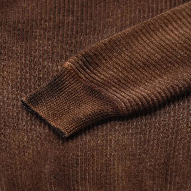 CALIBAN Pullover Pullover aus Wolle & Kaschmir braun(Image 4)