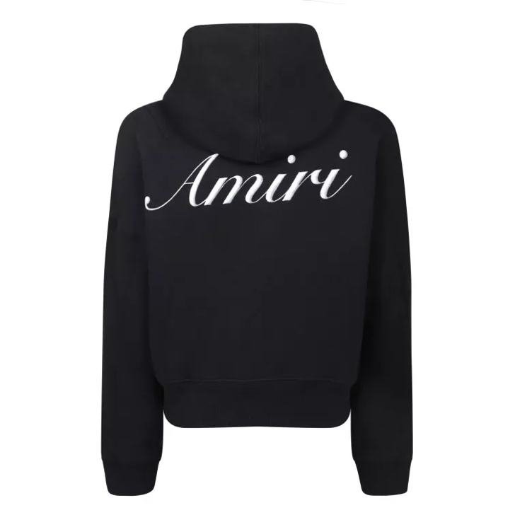 Amiri black hoodie sale