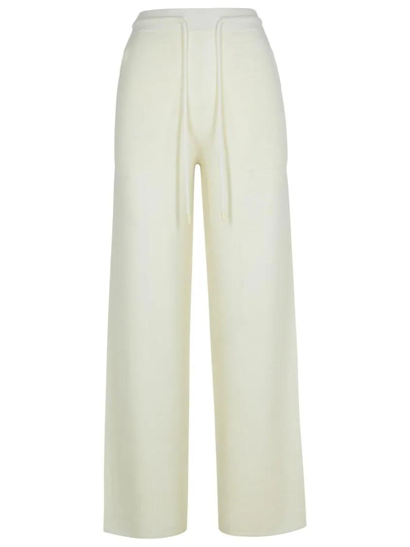 Max Mara - Rino%27 White Wool Blend Pants - Größe XS - weiß