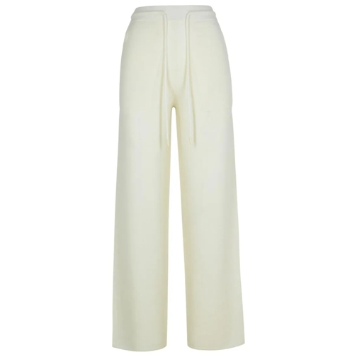 Max Mara Rino' White Wool Blend Pants White 