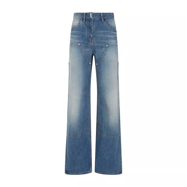 Givenchy - Deep Blue Cotton Jeans - Größe 25 - blue