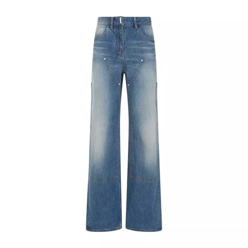 Givenchy  Deep Blue Cotton Jeans Blue