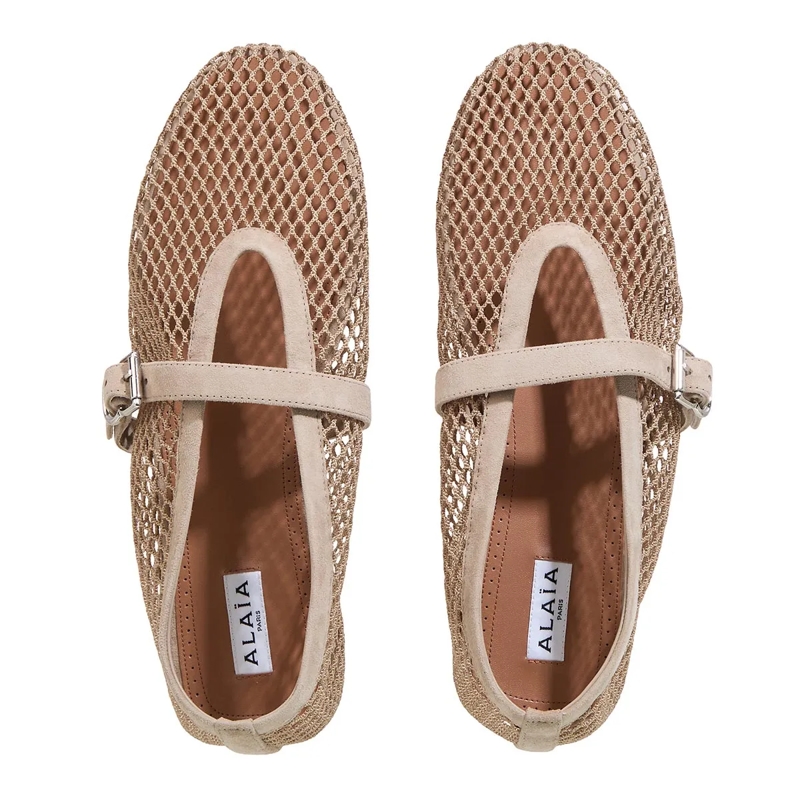 Alaia Ballerinas Ballet Flats Grege(Image 6)