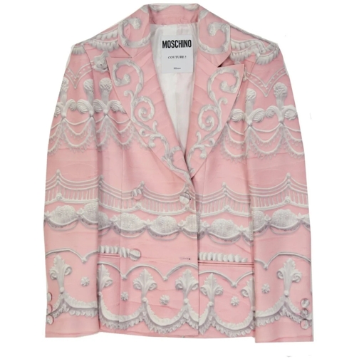 Moschino Übergangsjacke Moschino Couture Printed Jacket rose