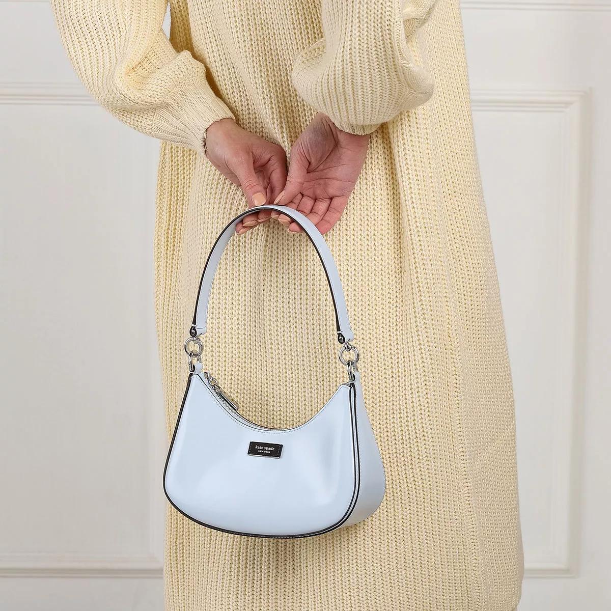Kate Spade Sam Icon Spazzolato Leather Small Convertible Crossbody  (Watercolor Blue) Handbags - ShopStyle Shoulder Bags