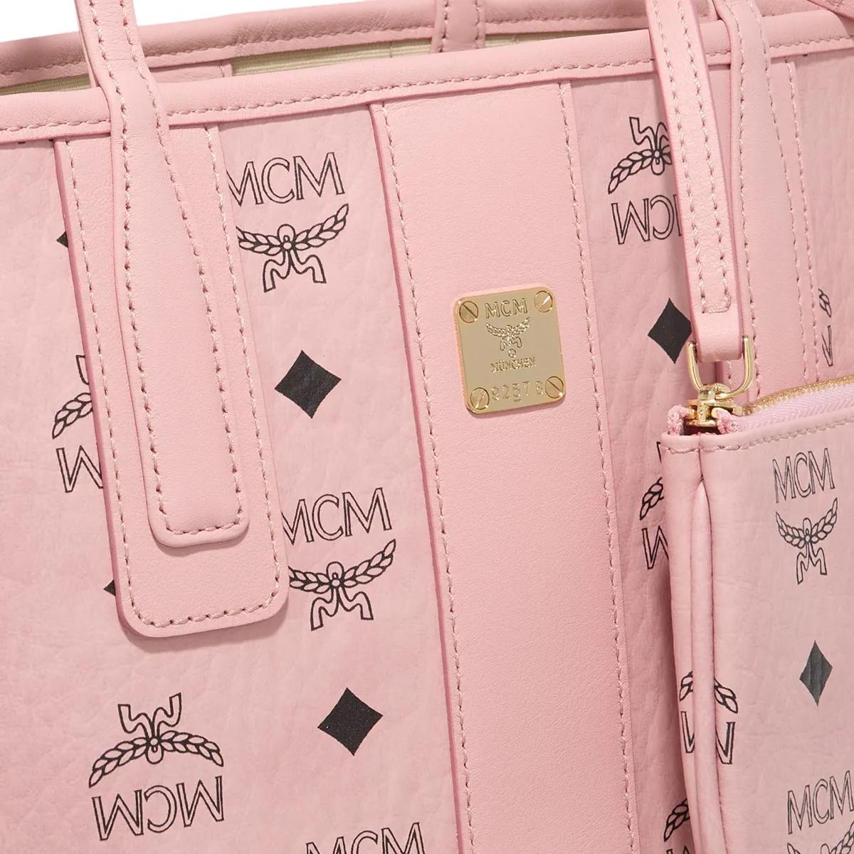MCM Shoppers Liz Vi Shopper Mni Pz in poeder roze