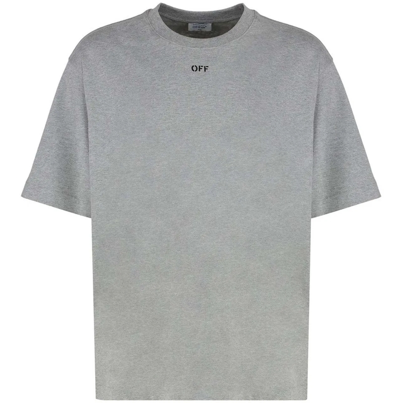 Off-White Legeres Oberteil Off-White Logo T-shirt grau