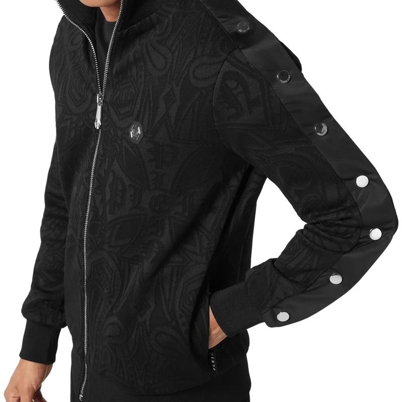 Philipp Plein Daunenjacke Jogging Jacket Chrome schwarz(Image 5)