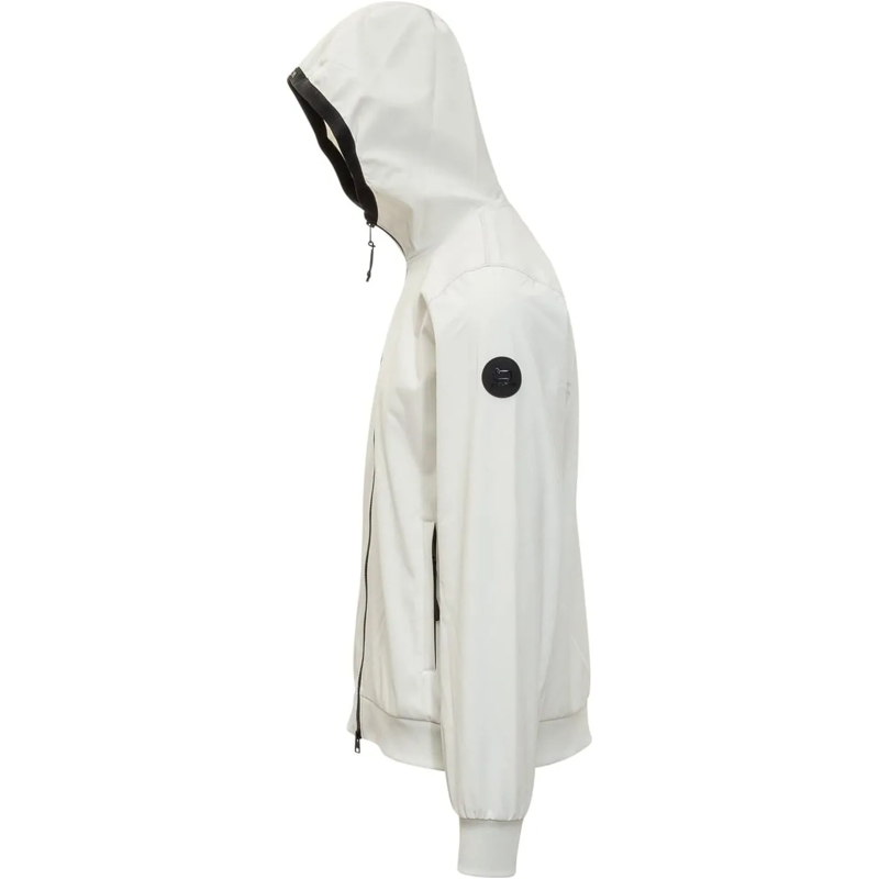 Woolrich Daunenjacke Soft Shell Full Zip Hoodie weiß(Image 6)