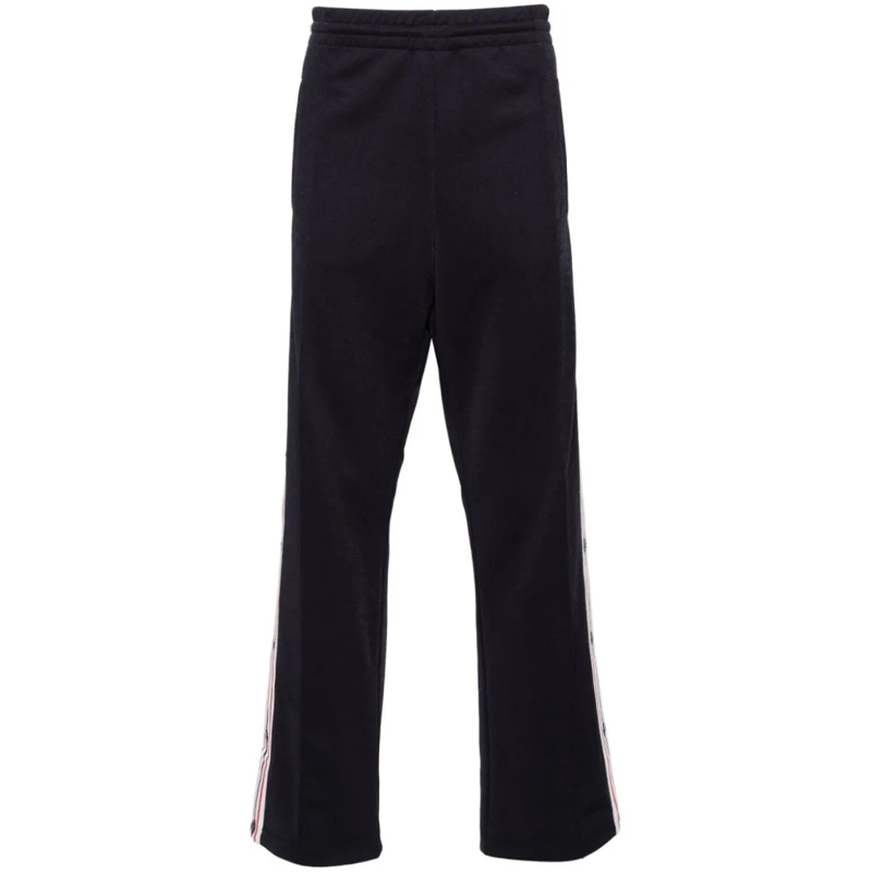 Golden Goose Pantalon Midnight Blue Wide-Leg Trousers Black