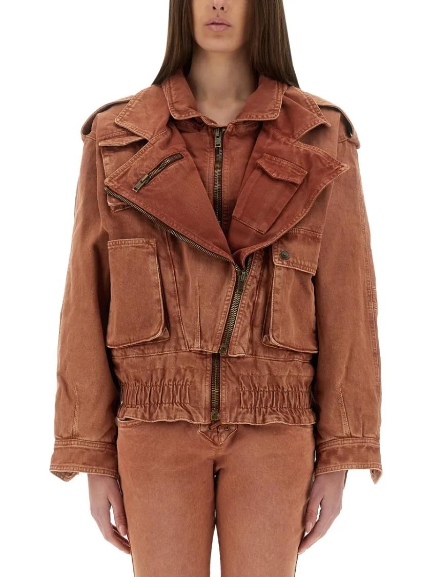 Thumbnail - Isabel Marant - "Aneli" Jacket - Größe 38 - braun