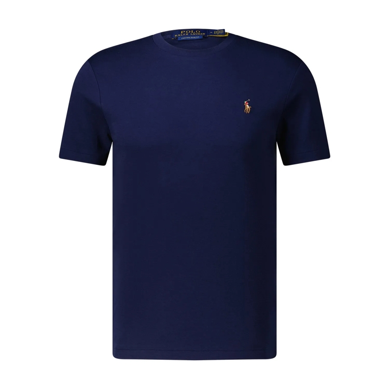 Polo Ralph Lauren T-Shirt Slim-Fit T-Shirt aus Baumwolle blau