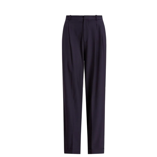 Polo Ralph Lauren Straight Blue Trousers With Tailored Fit Blue 