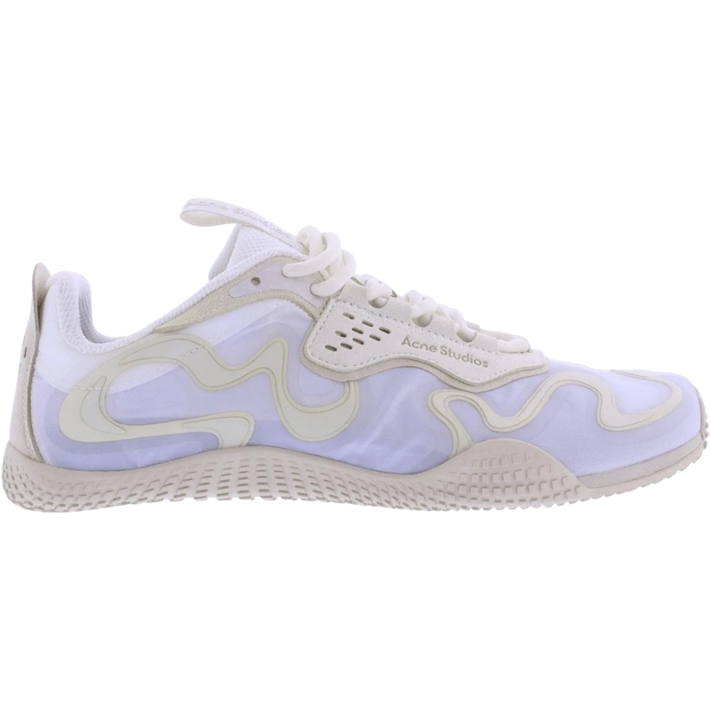 Acne Studios Low-Top-Sneaker Heren Barai Sneaker Wit weiß