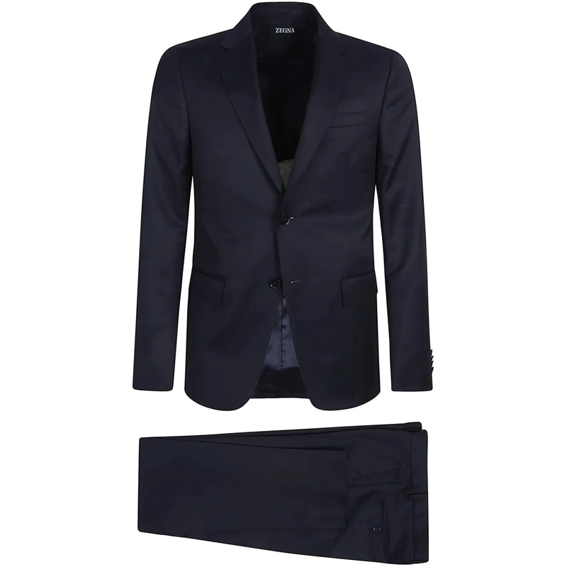 Zegna  Lux Tailoring Suit Blue blau