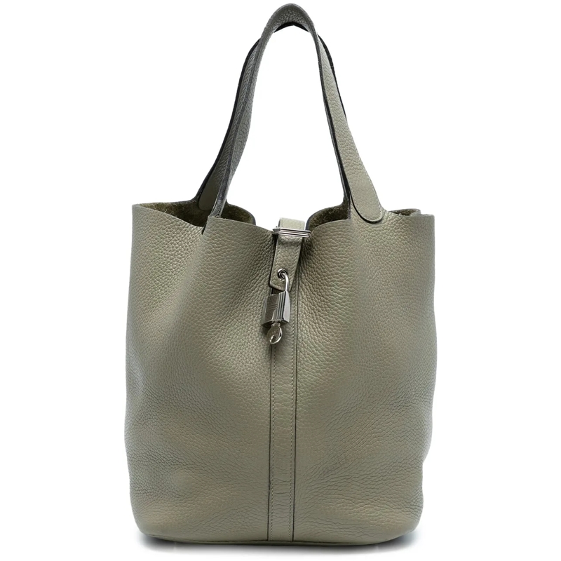 Hermès Tote Clemence Picotin Lock 22 grau