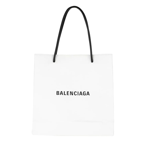 Balenciaga Shopping Bag Leather White Rymlig shoppingväska