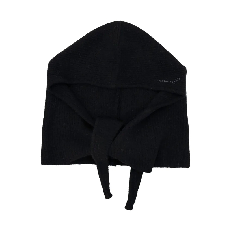 GANNI Hut Wool Balaclava Black