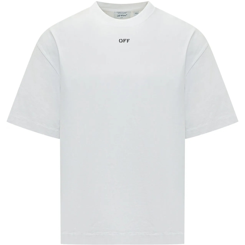 Off-White T-shirt T-shirt 3d Arrow con Stampa Grafica weiß