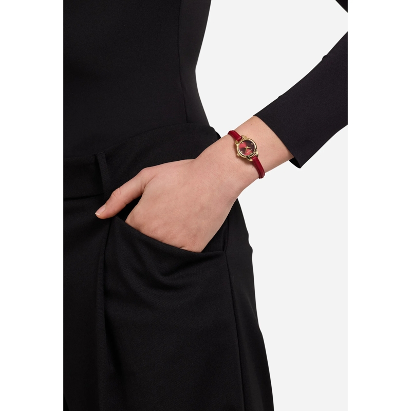 Furla Quarzuhr Quarz-Analoguhr Furla Mini Shape rot(Image 5)