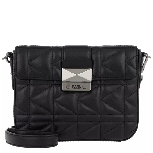 Karl Lagerfeld K/Kuilted New Crossbody Blk/Gn Mtl Borsetta a tracolla