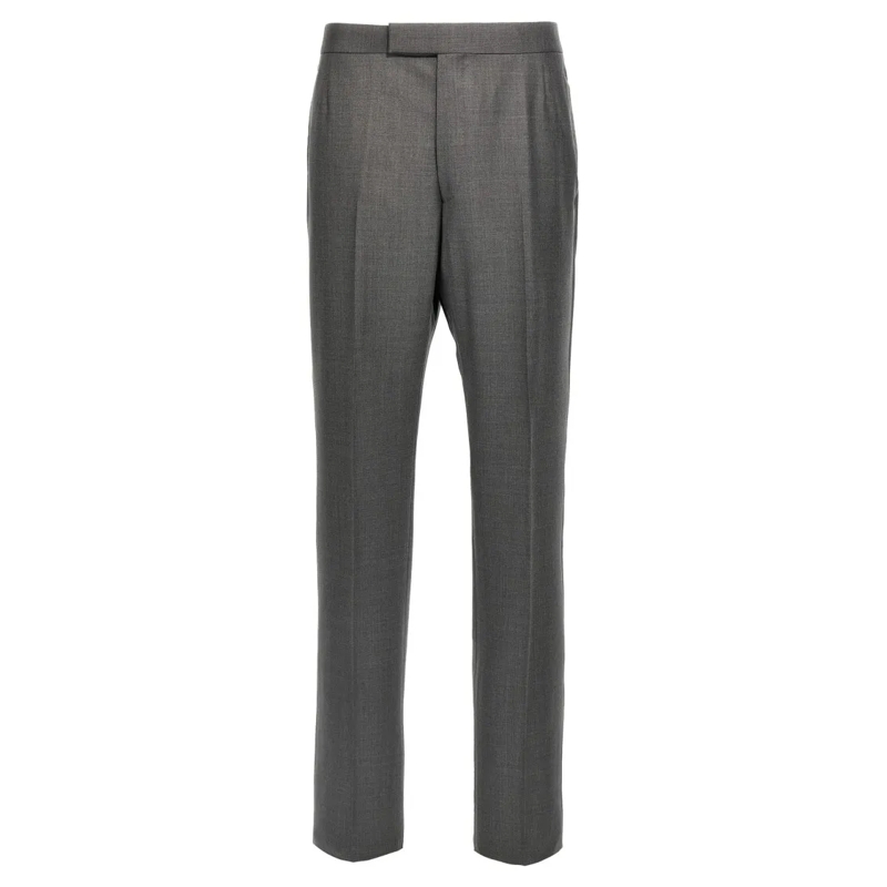 Thom Browne Pantalon de costume Tailored Wool Twill Pants Grey