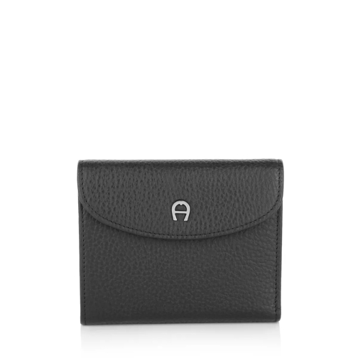AIGNER Basics Wallet Black Overslagportemonnee