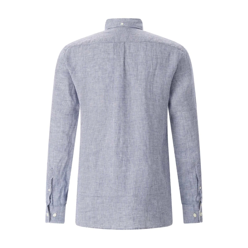 Barbour T-Shirt Hemd Linton aus Leinen beige(Image 5)